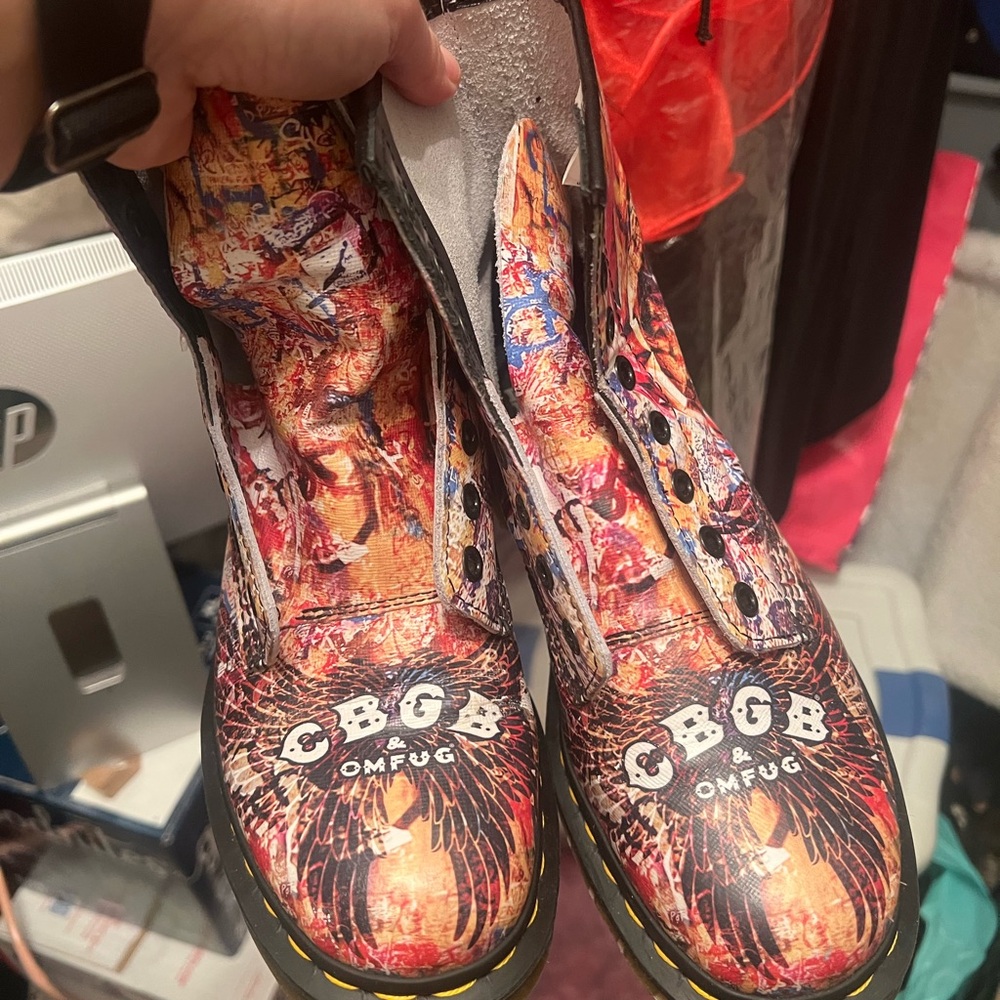 Dr. Martens Graphic Sole Boots